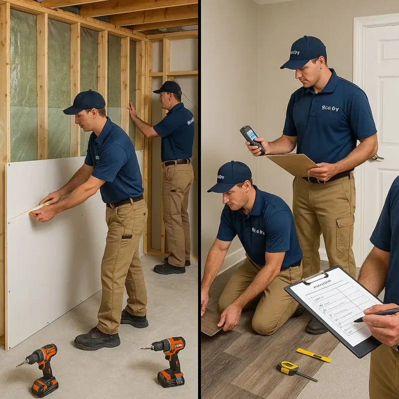 Repairs and Reconstruction process in Newburgh, NY